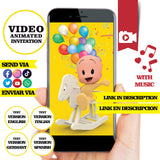 Invitación animada de cumpleaños de Cleo y Cuquín (video) – Invitación personalizada