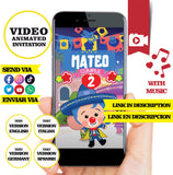Plim plim Cielito lindo, video invitación, logo y datos personalizados