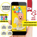 Invitación animada de cumpleaños de Cleo y Cuquín (video) – Invitación personalizada para fiesta