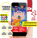 Plim plim Cielito lindo, video invitación, logo y datos personalizados