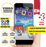 Plim plim Cielito lindo, video invitación, logo y datos personalizados