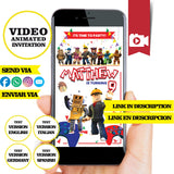 Invitación animada de cumpleaños de Roblox: invitación personalizada para fiesta