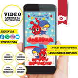 Invitación de cumpleaños animada de Morphle: video personalizado
