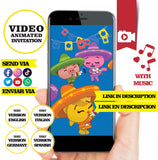 Plim plim Cielito lindo, video invitación, logo y datos personalizados