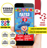 Plim plim Cielito lindo, video invitación, logo y datos personalizados