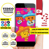Plim plim Cielito lindo, video invitación animada