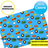 Editable Spidey and His Amazing Friends Party Kit – Canva Templates (Chip Bags, Labels & More)
