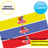 Editable Morphle Party Kit – Canva Templates (Chip Bags, Labels & More)