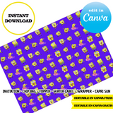 Sponge Bob – Canva Templates (Chip Bags, Labels & More)