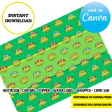 Tortugas Ninja – Plantillas de Canva (bolsas de papas fritas, etiquetas y más)
