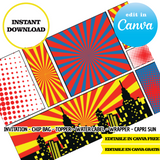 Plantillas de Canva de Spiderman (bolsas de papas fritas, etiquetas y más) (Copia)
