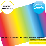 Kit editable para fiesta de Trolls: plantillas de Canva (bolsas de papas fritas, etiquetas y más)
