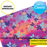 Spirit, plantilla editable, descarga digital instantánea editable de Canva, bolsa de patatas fritas, adorno, etiqueta