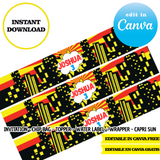Plantillas de Canva de Spiderman (bolsas de papas fritas, etiquetas y más) (Copia)
