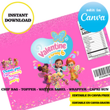 Editable Butterbean's Café Party Kit – Canva Templates (Chip Bags, Labels & More)