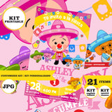 Plim plim Cielito lindo, kit imprimible, 21 piezas, formato JPG, datos personalizados, KIT Plim plim imprimible, fiesta temática