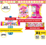 Plim plim Cielito lindo, kit imprimible, 21 piezas, formato JPG, datos personalizados, KIT Plim plim imprimible, fiesta temática
