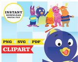Backyardigans, imágenes prediseñadas SVG, PDF, PNG
