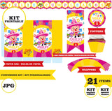 Plim plim Cielito lindo, kit imprimible, 21 piezas, formato JPG, datos personalizados, KIT Plim plim imprimible, fiesta temática