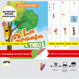 La granja de Zenón - Libro de actividades imprimible y para colorear personalizado