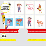 La granja de Zenón - Libro de actividades imprimible y para colorear personalizado