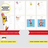 La granja de Zenón - Libro de actividades imprimible y para colorear personalizado
