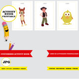 La granja de Zenón - Libro de actividades imprimible y para colorear personalizado
