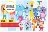 Las canciones del zoo, imágenes, clipart SVG, PDF