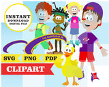Biper y sus amigos, imágenes, clipart SVG, PDF, archivo PNG