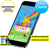 Bichikids editable template Canva