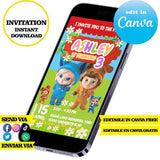 Plantilla editable de Dave y Ava en Canva
