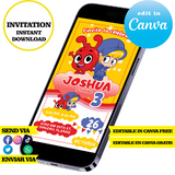 Morphle editable template Canva