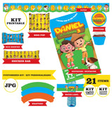 Leo el Guardabosques, kit imprimible, 21 piezas, JPG -