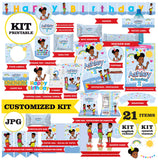 Rincón de Gracie, kit imprimible, 21 piezas, formato JPG, datos personalizados, KIT Rincón de Gracie imprimible, fiesta temática