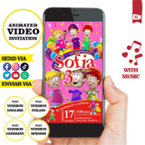 Biper y sus amigos, Vídeo animado Invitación