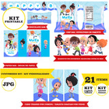 Cleo and Cuquin, Printable Kit digital