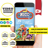 Dino Ranch, invitación en video animada