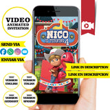 Dino Ranch, invitación en video animada
