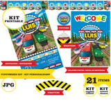 Titipo, kit imprimible, 21 piezas, formato JPG, datos personalizados, Titipo KIT imprimible, fiesta temática