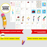 Ben y Holly - Libro de actividades para colorear imprimible y personalizado
