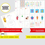 Bichikids - Libro de actividades para colorear imprimible y personalizado