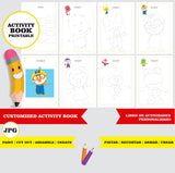 Pororo - Libro de actividades para colorear imprimible y personalizado