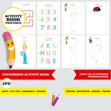 Ben y Holly - Libro de actividades para colorear imprimible y personalizado