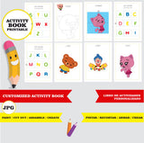 Plim plim - Libro de actividades para colorear imprimible personalizado