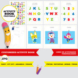 Pororo - Libro de actividades para colorear imprimible y personalizado