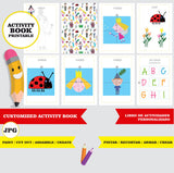 Ben y Holly - Libro de actividades para colorear imprimible y personalizado