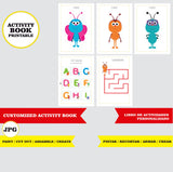 Bichikids - Libro de actividades para colorear imprimible y personalizado