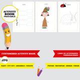 Ben y Holly - Libro de actividades para colorear imprimible y personalizado