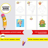 Safari de Plim Plim - Libro para colorear e imprimir personalizado