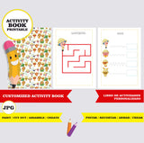 Safari de Plim Plim - Libro para colorear e imprimir personalizado